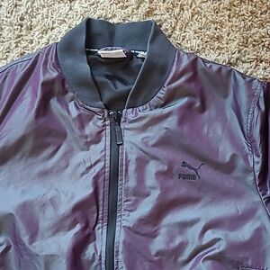 Puma Girl's Purple Bomber Jacket